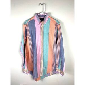 Ralph Lauren Polo Multi-color button up shirt sz M